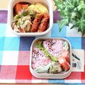 runa10's cooksnap of when they made ↭スイカ風のおにぎり↭♪.