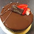 りぃり03☆'s cooksnap of when they made 苺＆チョコレートのふわふわムースケーキ.