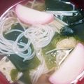 ムーミン☆ママ's cooksnap of when they made シンプル★そうめんと油揚げのお吸い物✿.