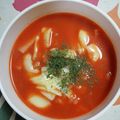 くネコまろす's cooksnap of when they made 野菜ジュース＆レンジで！トマトリゾット.