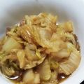 ★むさ's cooksnap of when they made めんつゆで簡単♪白菜だけのすき煮.