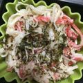 お願いひつじ's cooksnap of when they made お弁当に〜カニかま・海苔わさびマヨあえ.
