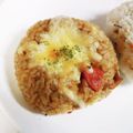 MIZU14's cooksnap of when they made 余ったカレーでカレーおにぎり♪.