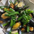 テヨン1's cooksnap of when they made ◎チンゲン菜とあさりの酒蒸し◎.