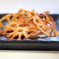 かっちゃん杉's cooksnap of when they made おつまみに！カレー味のレンコンチップス.