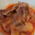 あき姫ちゃん's cooksnap of when they made 簡単イタリアン♡トマトすき焼き〆はパスタ.