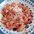 あきもみじ's cooksnap of when they made 豚ひき肉とキムチのピリ辛炒め丼.