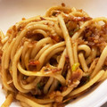 scanty's cooksnap of when they made サクラエビとネギ天カスの焼きうどん！.
