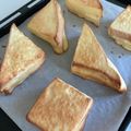 asty2001's cooksnap of when they made リメイク♪クッキーパン＊懐かしの三角パン.