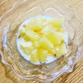 ボブナナ's cooksnap of when they made 角切りりんごとパインのはちみつヨーグルト.