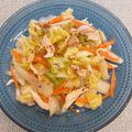 クックLDX6TD☆'s cooksnap of when they made ☆簡単！ささみと白菜のサラダ風.