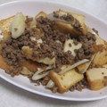 きらり流れ星's cooksnap of when they made ☼フワフワ絹揚げのひき肉炒め.