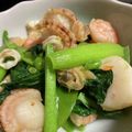 わんあみ's cooksnap of when they made 簡単♪冷凍シーフードの塩炒め.