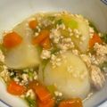 旭山ペンギン's cooksnap of when they made 小かぶのそぼろあんかけ煮.