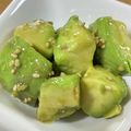 ＊HYGE＊'s cooksnap of when they made 簡単！やみつき♪アボカドのごまぽんナムル.