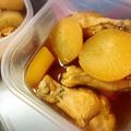 aaikoo's cooksnap of when they made 85℃ 鶏手羽先と大根の酢醤油煮込み.