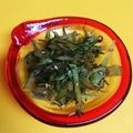 神風＊'s cooksnap of when they made 結構旨いエコ料理♡春菊の軸のキンピラ.