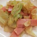 Yuuko7i's cooksnap of when they made 副菜☆キャベツとハムのカレー醤油和え★.