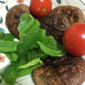 クックBLTENE☆'s cooksnap of when they made 茄子のステーキ♡椎茸♡茄子♡焼くだけ簡単.