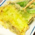 やえまりも's cooksnap of when they made 爪楊枝で束ねた細いアスパラガスの天ぷら♬.