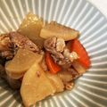 ♡♡紫♡♡'s cooksnap of when they made 豚肉大根の炒め煮.