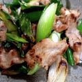 こうのとりヒロシ's cooksnap of when they made 岩津ねぎと豚肉の塩炒め.