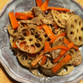 かなぽっぽ's cooksnap of when they made 蓮根と豚肉のきんぴら.