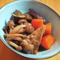 ｅｋ４'s cooksnap of when they made ナスと厚揚げ・シメジの煮物♪.