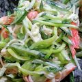 くみちょ～～'s cooksnap of when they made きゅうりとカニカマサラダ.