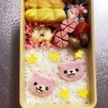Chaaa_room's cooksnap of when they made ボロニアソーセージdeキャラ弁くまちゃん.
