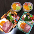 ryuchanまま's cooksnap of when they made 目玉焼きを簡単かわいく♪ぐでたまキャラ弁.