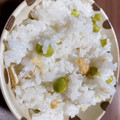 KUUUUUUMIN's cooksnap of when they made 油揚げと枝豆の炊き込みご飯.