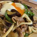 みみず◎'s cooksnap of when they made 簡単！美味！牛肉となすのおうどん.