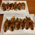 STfam's cooksnap of when they made インゲンとエノキの豚バラ巻き。.