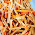 りーとぽん's cooksnap of when they made 簡単　きんぴらごぼう。.