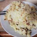 こぺん（・∀・）'s cooksnap of when they made 粉不要！餅とキャベツで激ウマお好み焼き風.