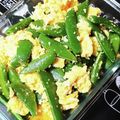 憤怒のゴリラ's cooksnap of when they made 別茹で不要！スナップえんどうと卵のソテー.
