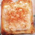 いぐさたたみ's cooksnap of when they made 鰹節マヨチーズトースト.
