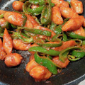 たこぶーぶー's cooksnap of when they made ソーセージとピーマン のカレー粉炒め.