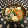 龍青空ママ's cooksnap of when they made こうや豆腐の食べるスープ.