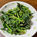 ムーちゃみ☆'s cooksnap of when they made 【2人ごはん】ほうれん草のゴマ和え.