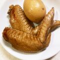 みみずずひろ's cooksnap of when they made 手羽先と卵のポン酢煮.