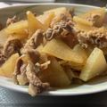 パンコパンダ's cooksnap of when they made 簡単★豚バラと大根のバター醤油炒め.