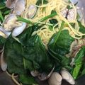 こうりん☆'s cooksnap of when they made あさりとほうれん草のシンプルパスタ.