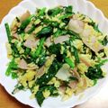 55才のおじさん's cooksnap of when they made 超簡単☆ほうれん草、ベーコン、卵の炒め物.