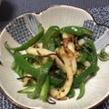 明日の風☆'s cooksnap of when they made ピーマンと竹輪の塩昆布炒め.