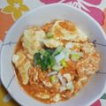 くネコまろす's cooksnap of when they made レンジ7分で♪レンチントマトマーボー丼.