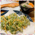 nakamucchi's cooksnap of when they made サクサク♪春菊のかき揚げ.