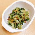 ★ぴよぴよ501★'s cooksnap of when they made 大根の葉と桜エビ炒め.