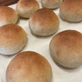 イーゴーちゃん's cooksnap of when they made 電子レンジ発酵20秒♪「基本の丸パン」.